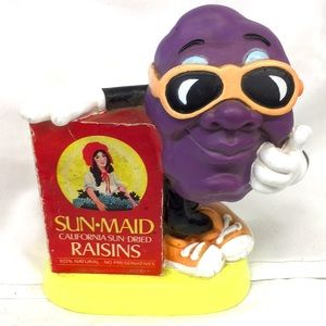 Sun maid California raisins bank 1988